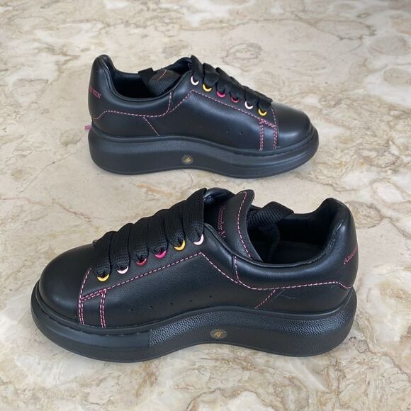 NEW! ALEXANDER McQUEEN Kids Oversized Leather Sneakers US10.5 EU28.5 UK9.5 - Picture 8 of 16